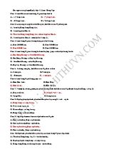 Bài tập trắc nghiệm kiểm tra học kì II Địa lý lớp 11 phần Liên Bang Nga (Có đáp án)